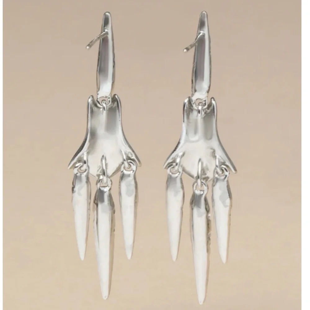 ALEXIS BITTAR • RARE Miss Havisham Swarovski Crystal Encrusted Drop Earrings